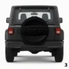 =Black Jeep Logo Spare Tire Cover