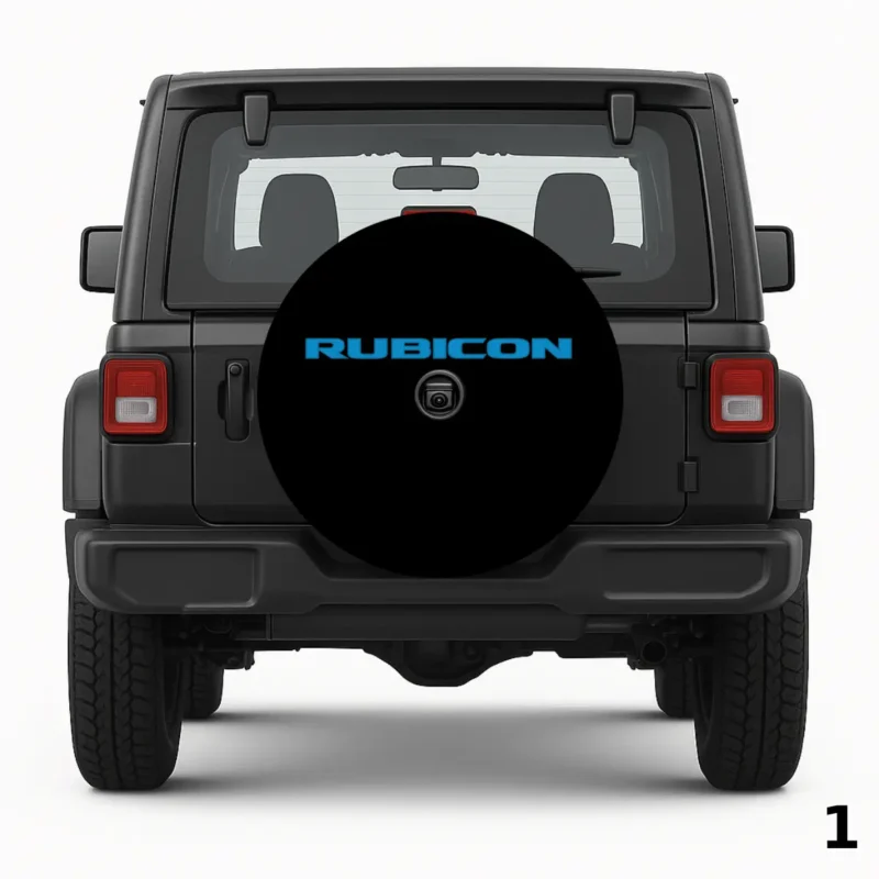 =Blue Rubicon Spare Tire Cover