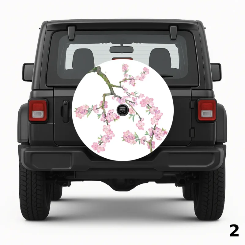 =Housse de Roue de Secours Cherry blossoms