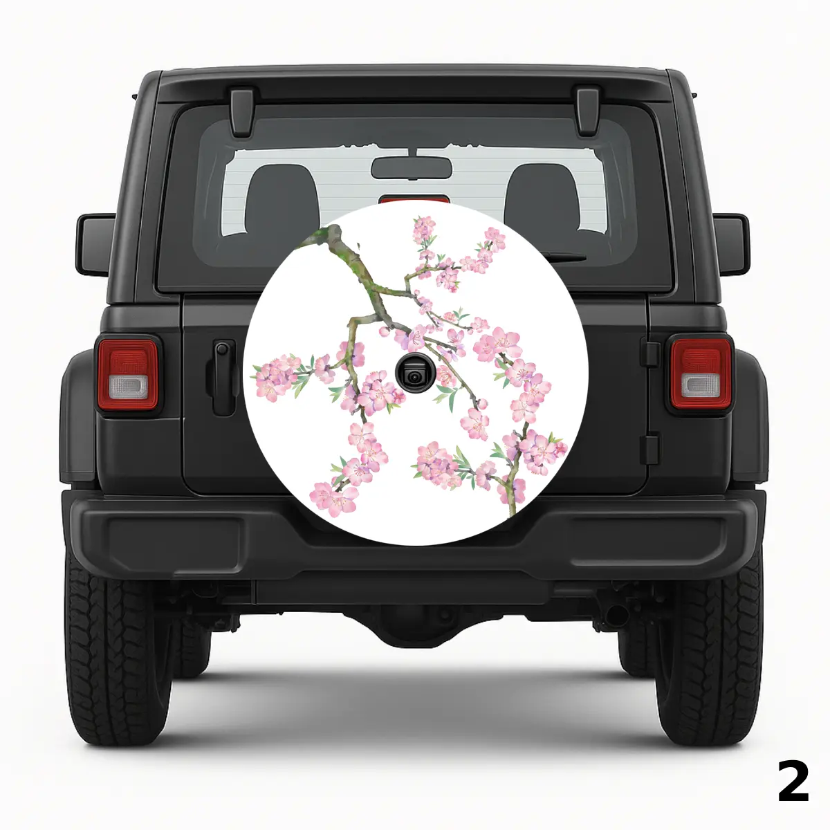 =Cherry blossoms Spare Tire Cover