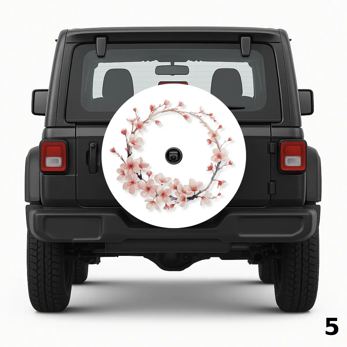 =Cherry blossoms Spare Tire Cover