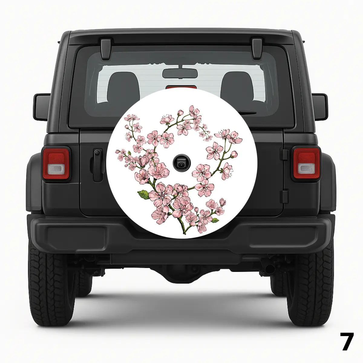 =Cherry blossoms Spare Tire Cover