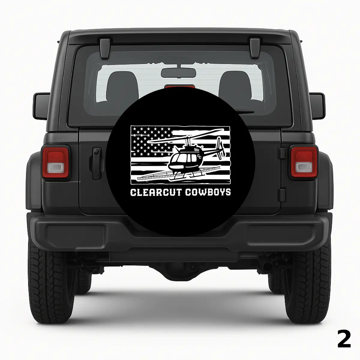 =Clearcut Cowboys Spare Tire Cover