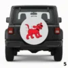 =Clifford the Big Red dog Spare Tire Cover