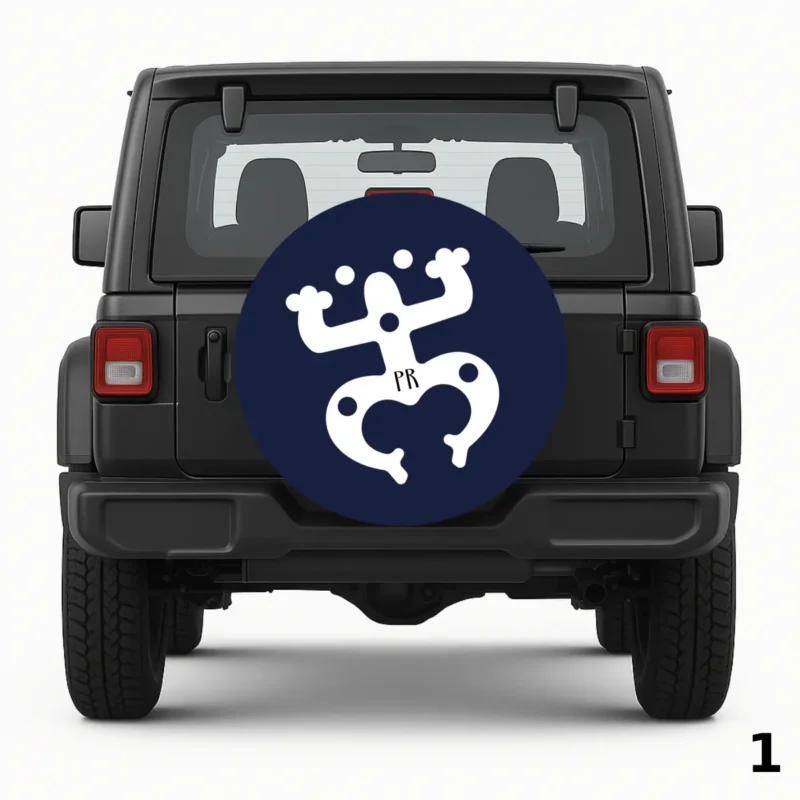 =Coqui Taino frog Spare Tire Cover