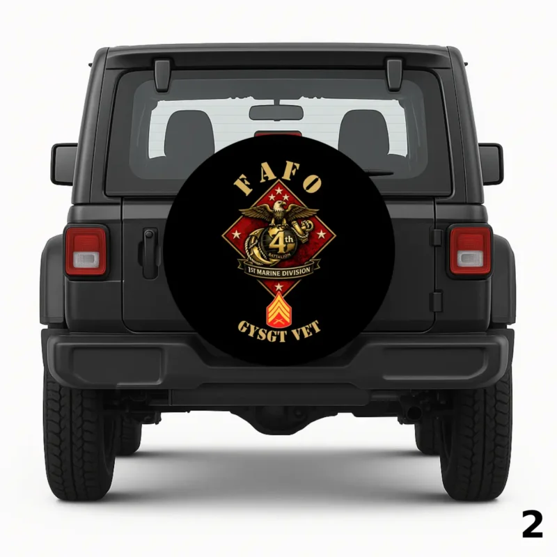 =FAFO GYSGT VET Spare Tire Cover