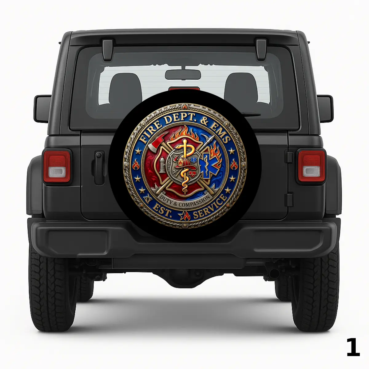 =Fire EMS Spare Tire Cover