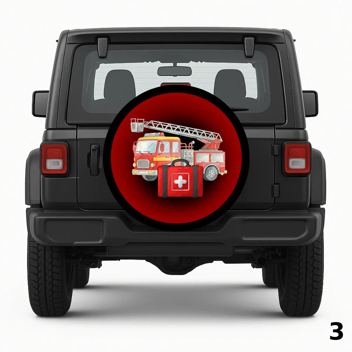 =Fire EMS Spare Tire Cover