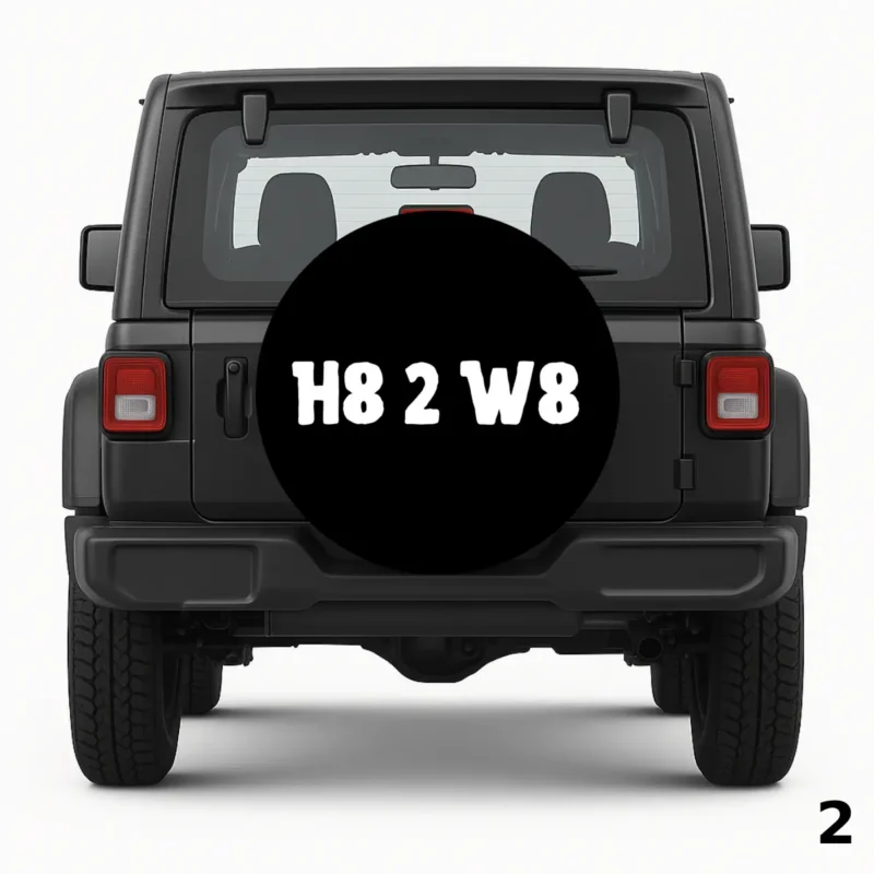 =H8 2 W8 Spare Tire Cover