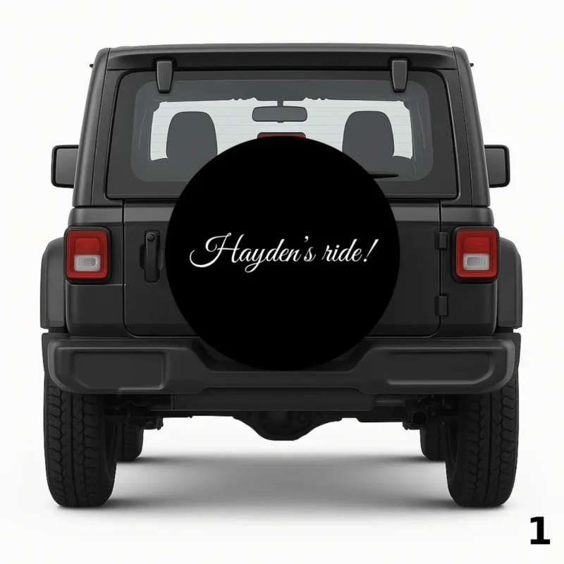 =Hayden’s ride Spare Tire Cover