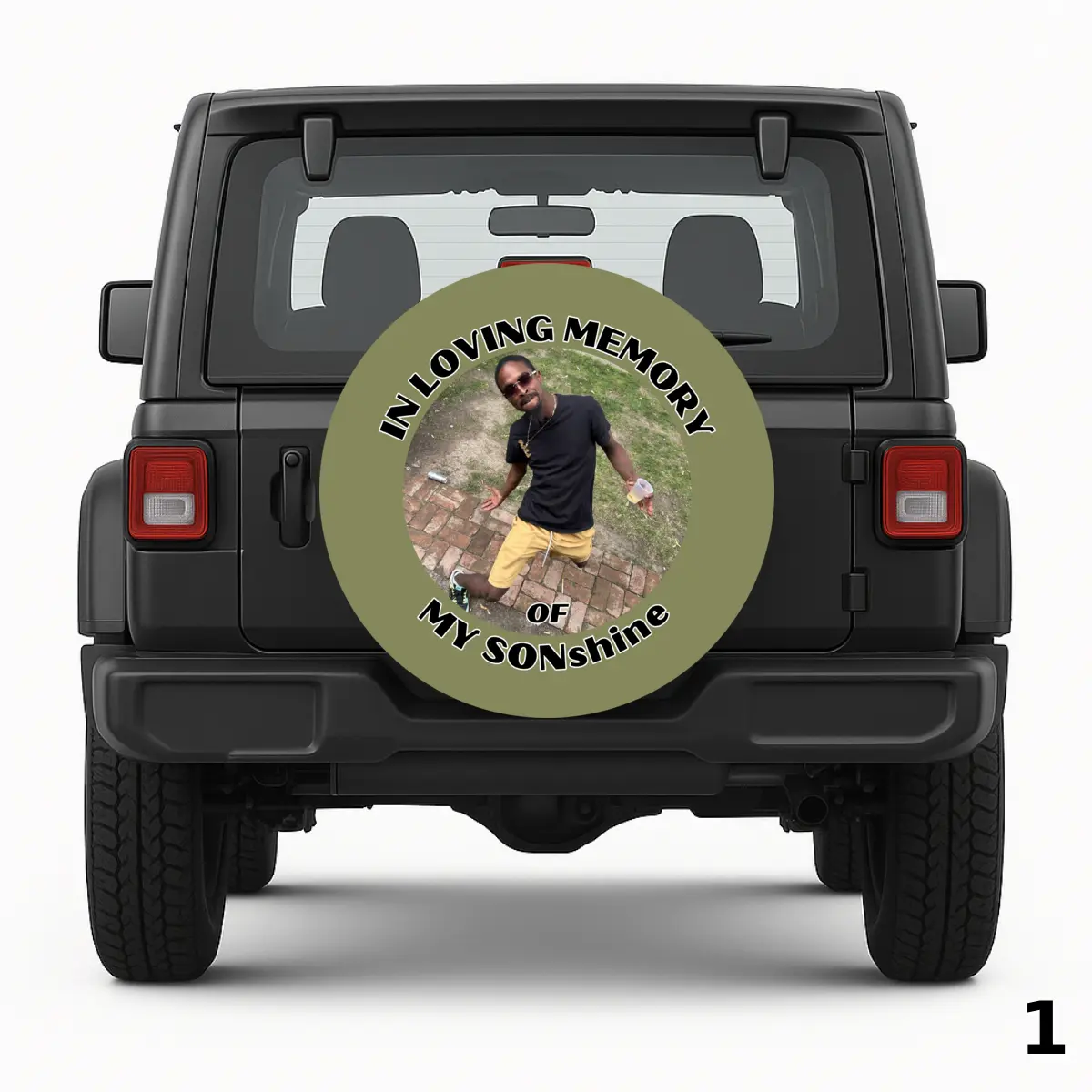 =In Loving Memory Spare Tire Cover