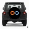 =Infinity sign Spare Tire Cover