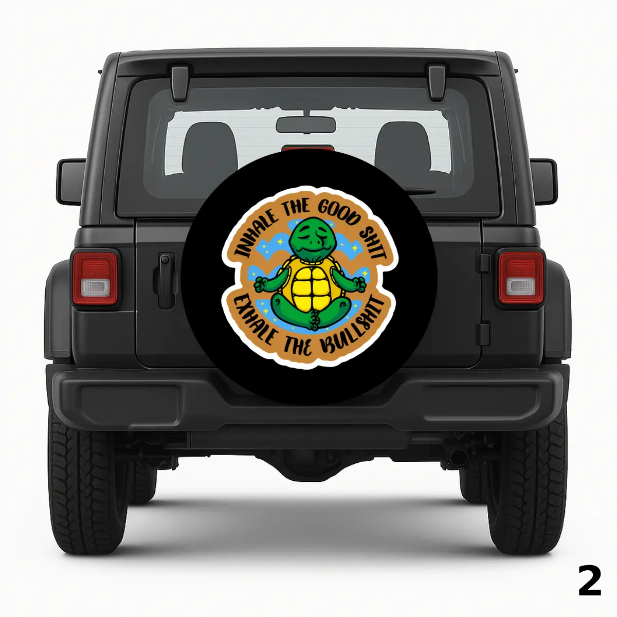 =Inhale-Exhale Spare Tire Cover