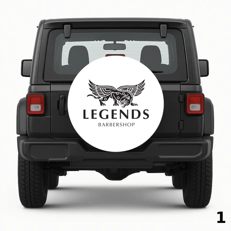 =Legends Barbershop Spare Tire Cover