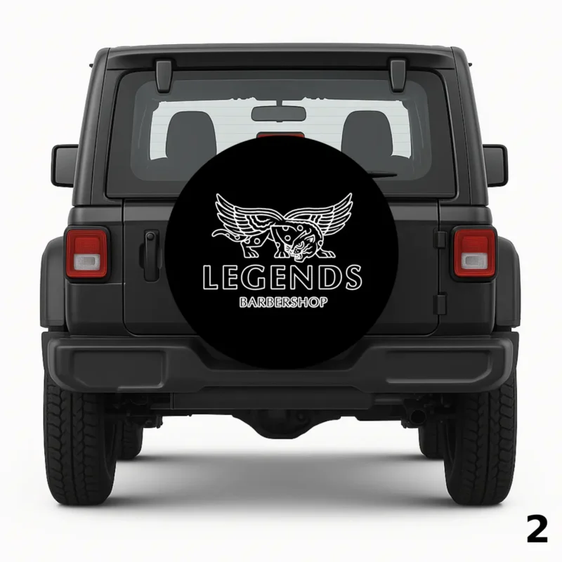 =Legends Barbershop Spare Tire Cover