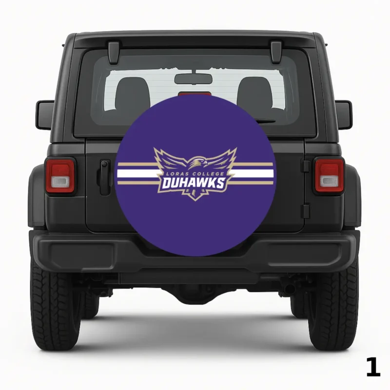 =Loras College Duhawks Spare Tire Cover