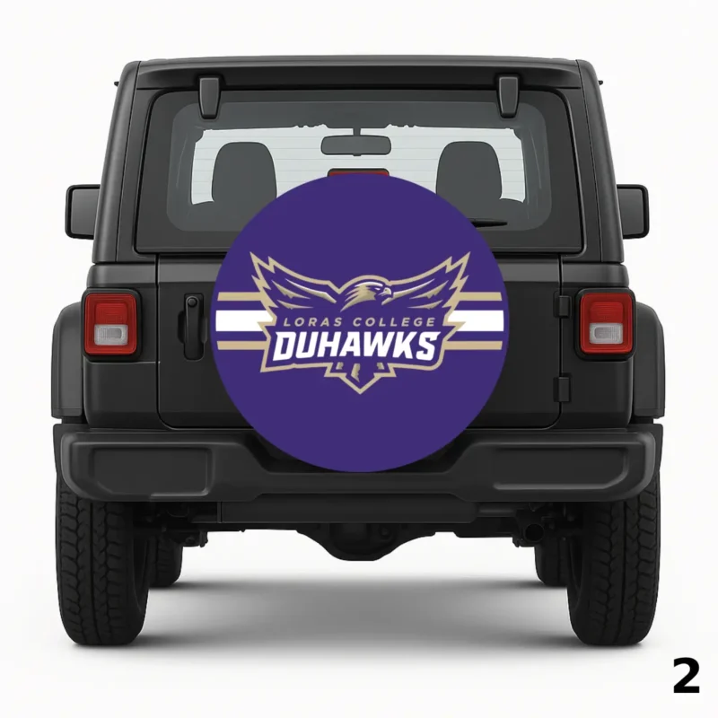 =Loras College Duhawks Spare Tire Cover