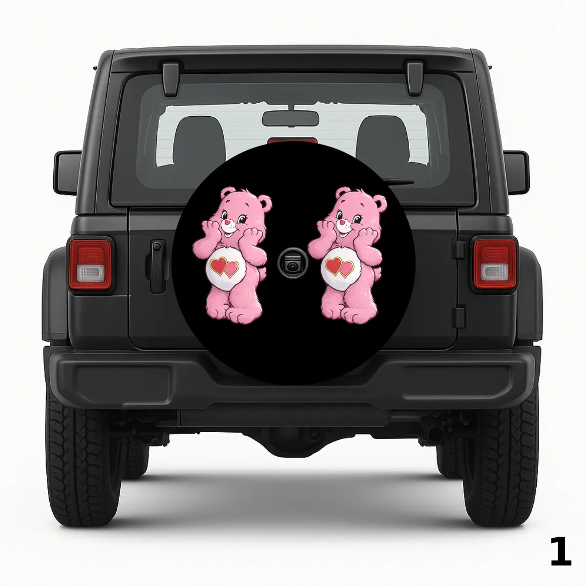 =Love a lot care bear Spare Tire Cover