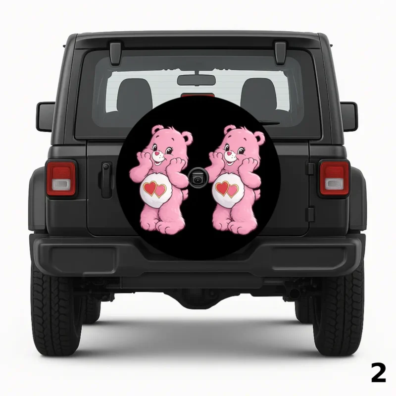 =Love a lot care bear Spare Tire Cover