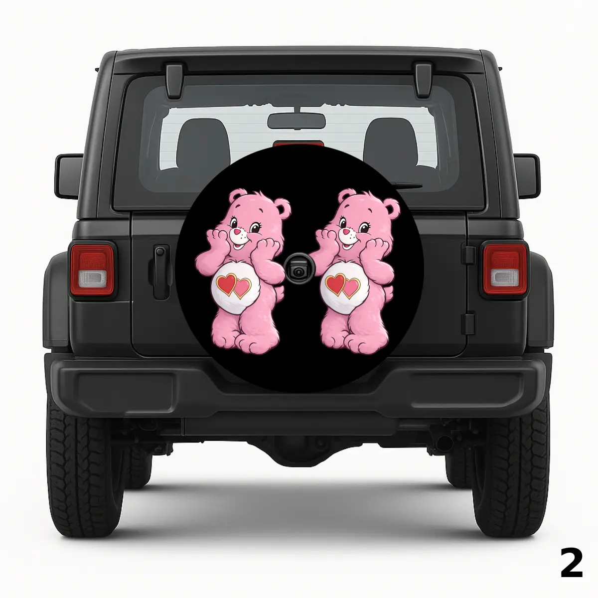 =Love a lot care bear Spare Tire Cover
