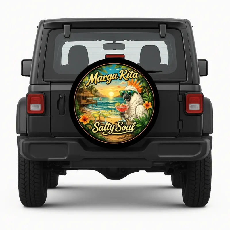 Marga Rita Salty Soul Spare Tire Cover