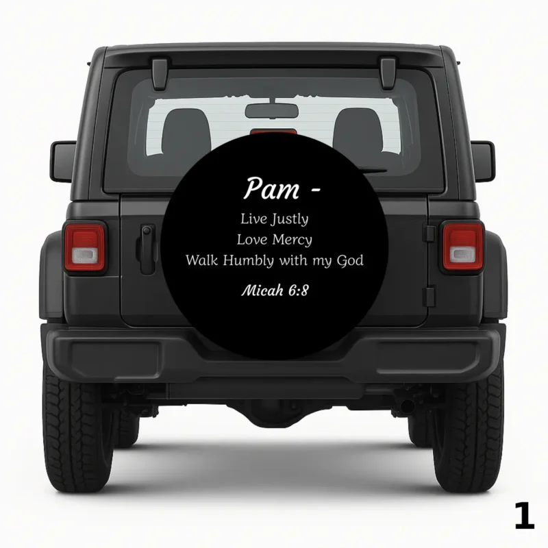 =Micah 6:8 Spare Tire Cover