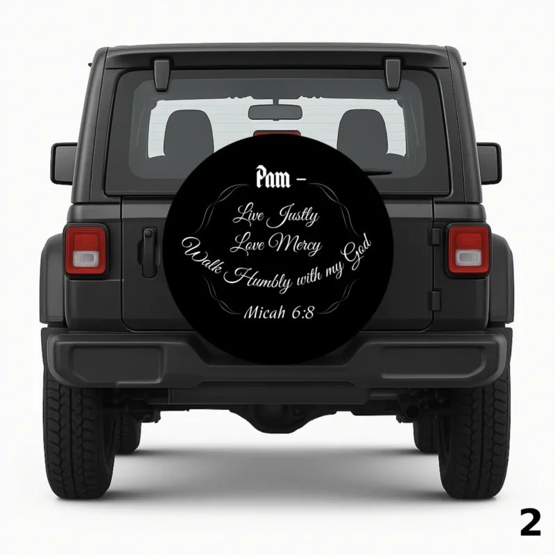 =Micah 6:8 Spare Tire Cover