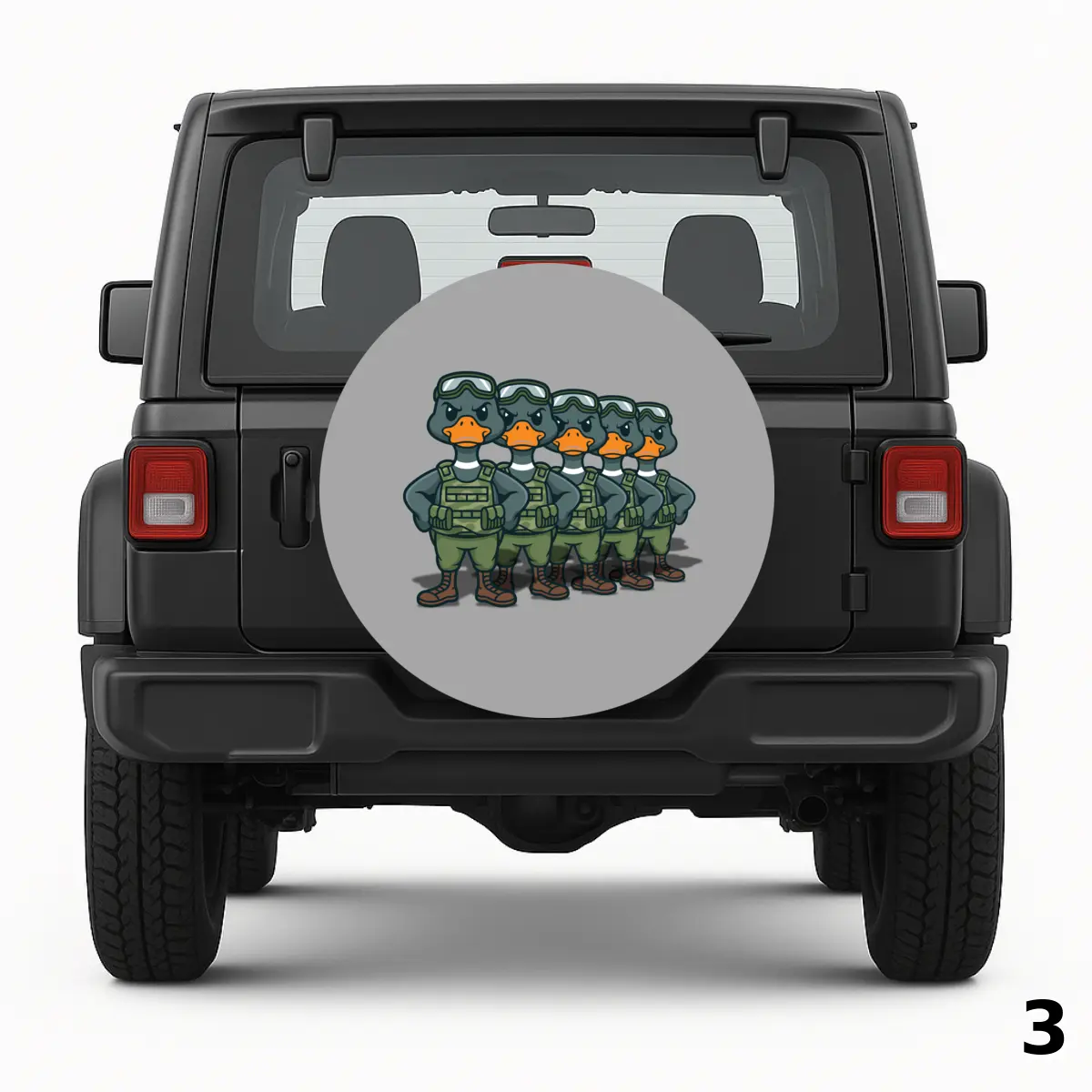=Military Ducks Spare Tire Cover