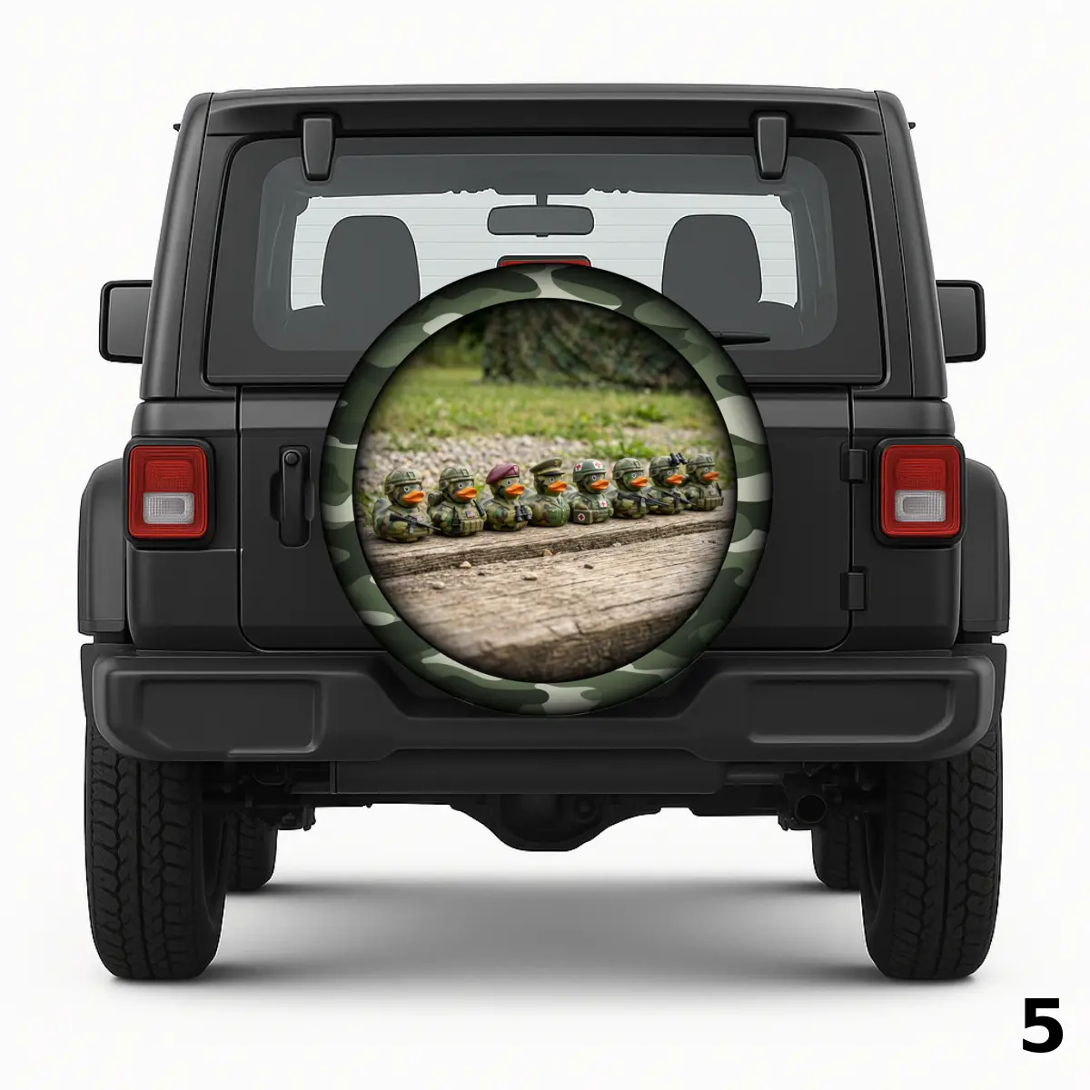 =Military Ducks Spare Tire Cover