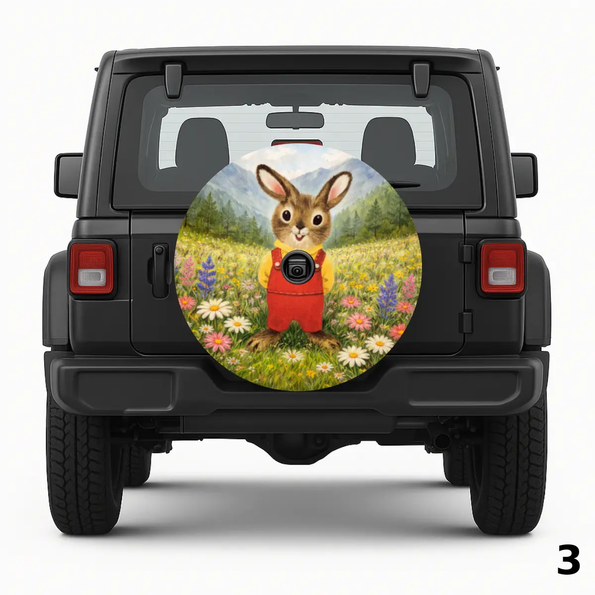 =Nicholas Bunny Spare Tire Cover