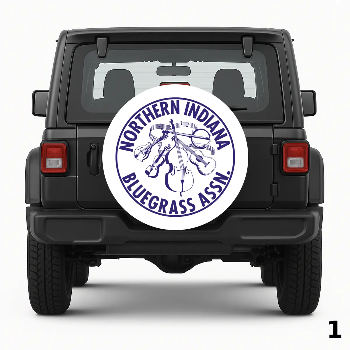 =Northern Indiana Bluegrass Assn Spare Tire Cover