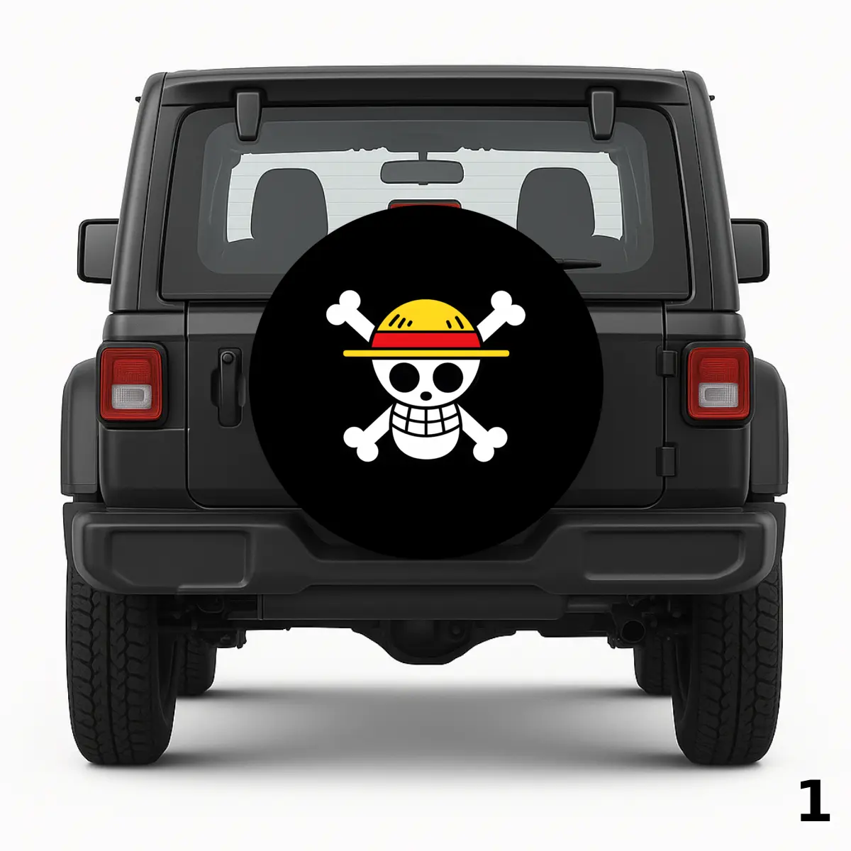 One Piece Pirate Logo Spare Tire Cover