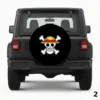 =One Piece Pirate Logo Spare Tire Cover