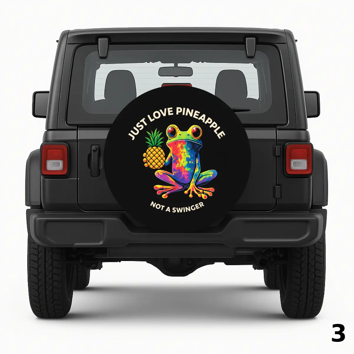 =Pineapple Frog Spare Tire Cover