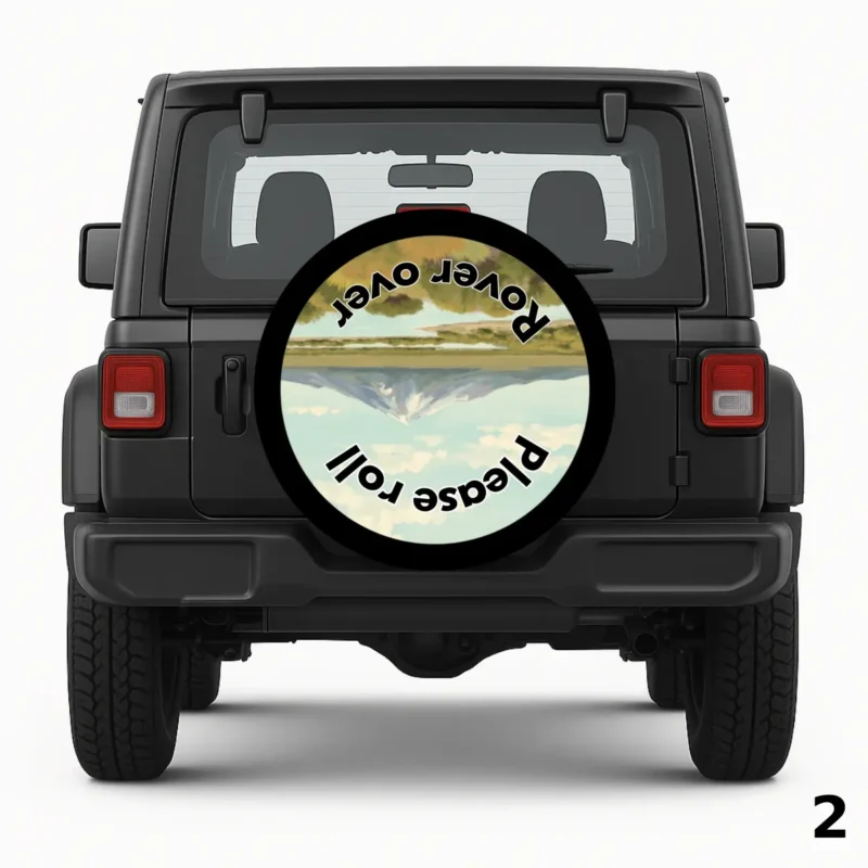 =Please Roll Rover Over Spare Tire Cover