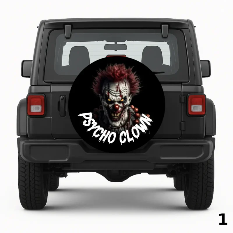 Housse de roue de secours =Psycho Clown