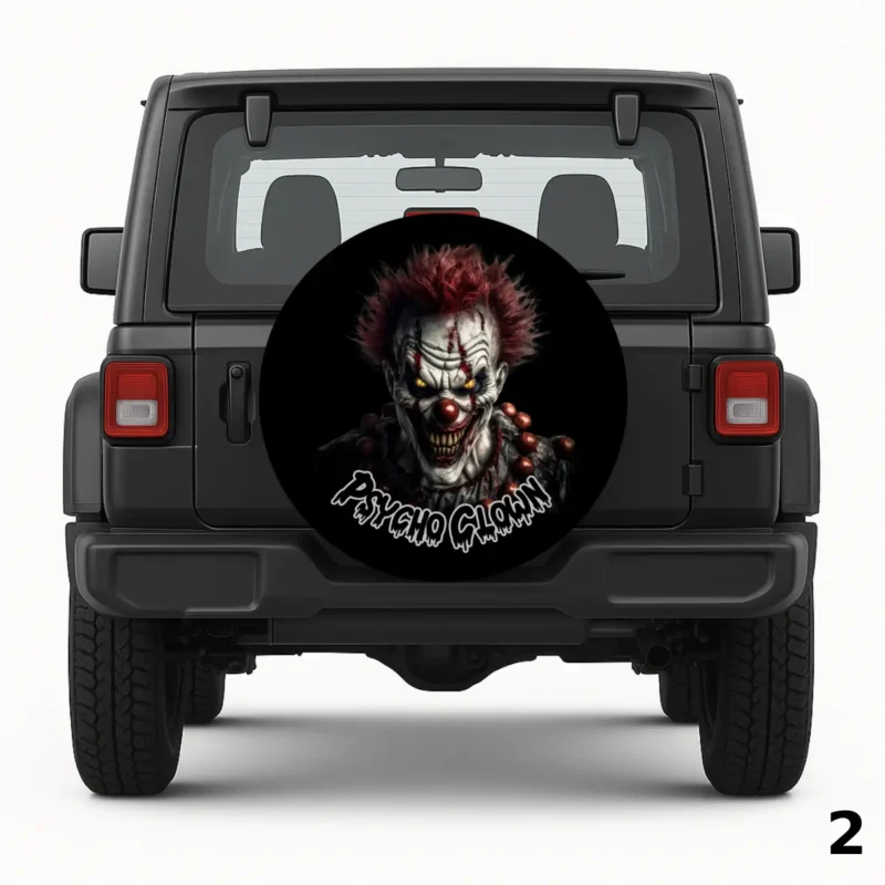 Housse de roue de secours =Psycho Clown
