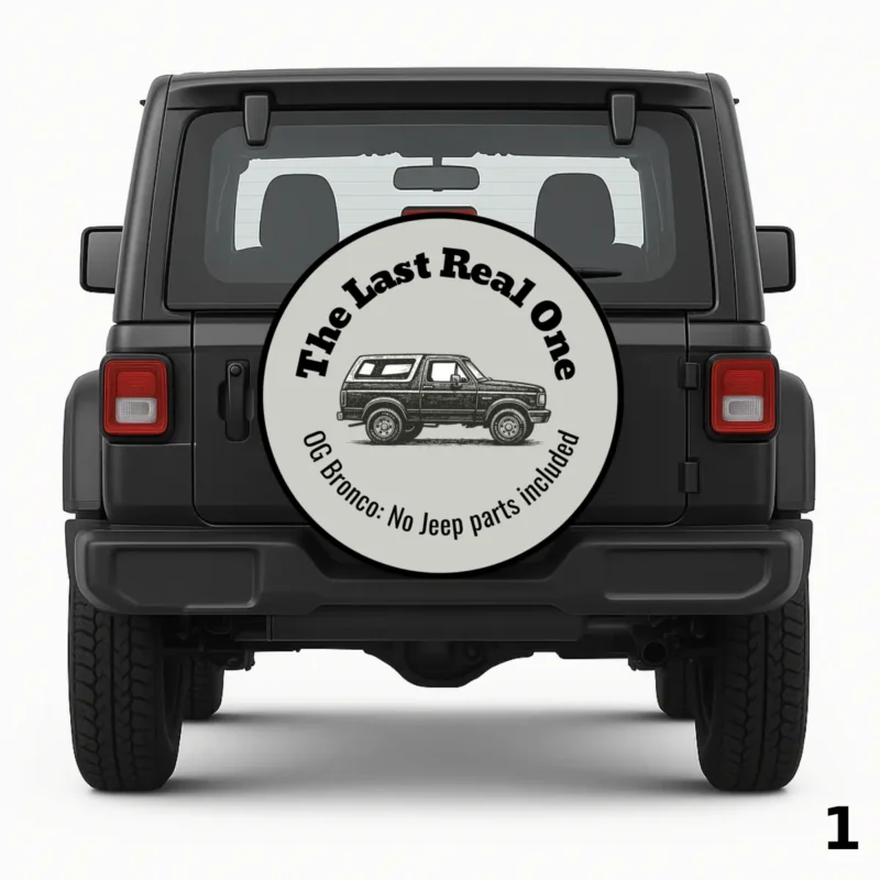 =Real Bronco Spare Tire Cover