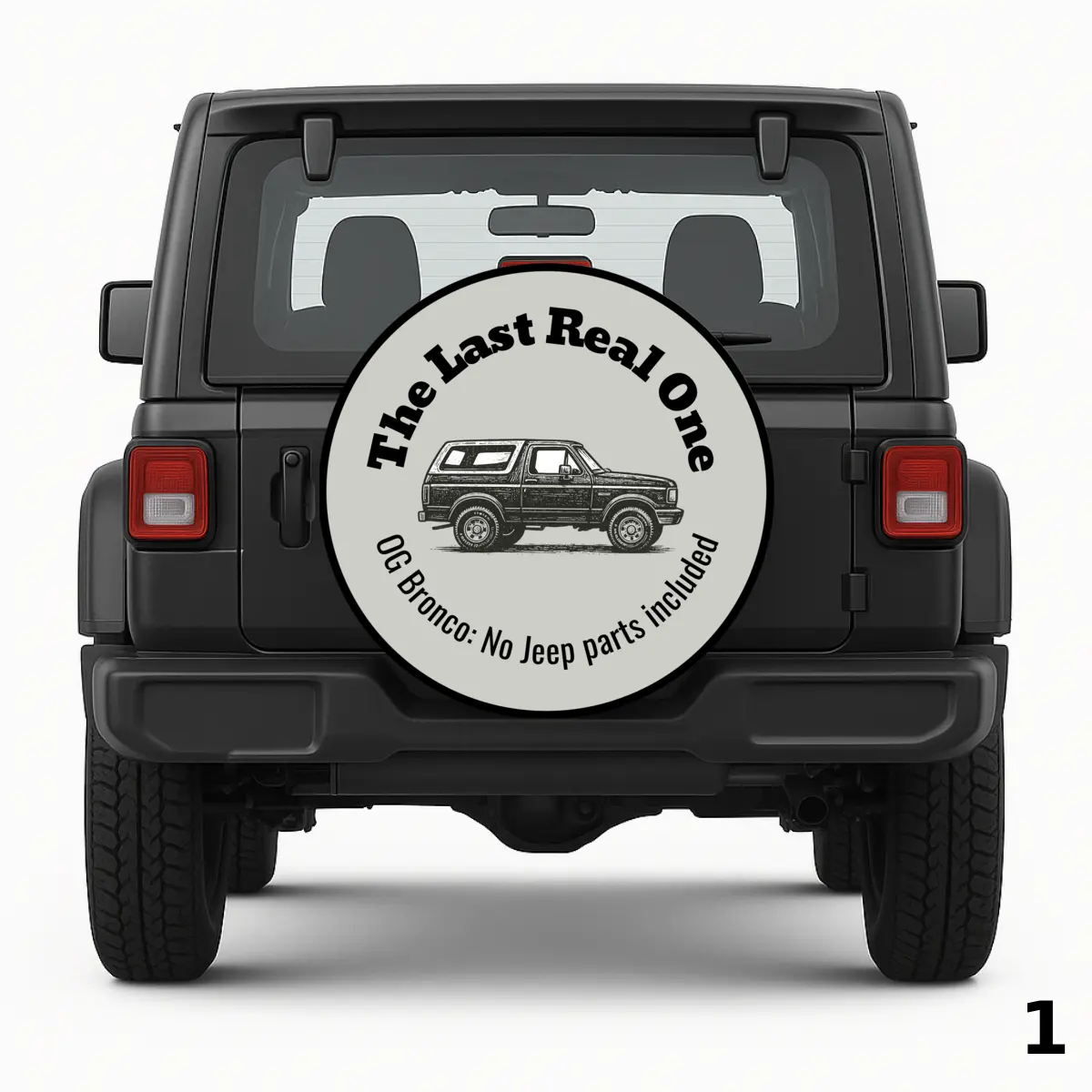 =Real Bronco Spare Tire Cover