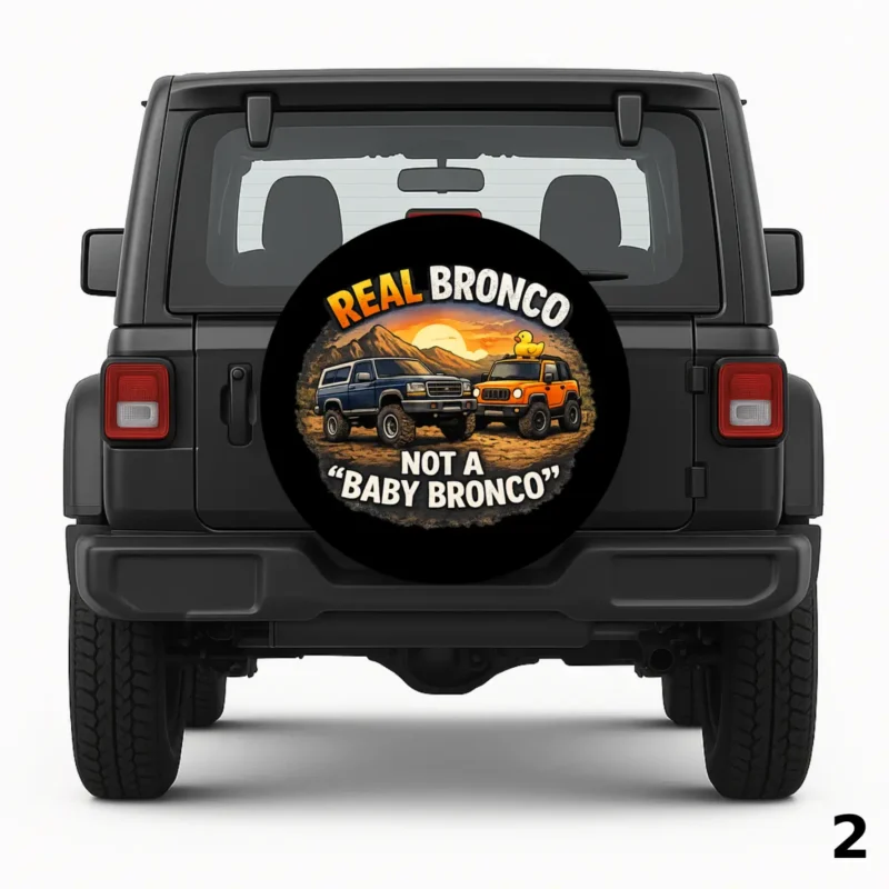 =Real Bronco Spare Tire Cover