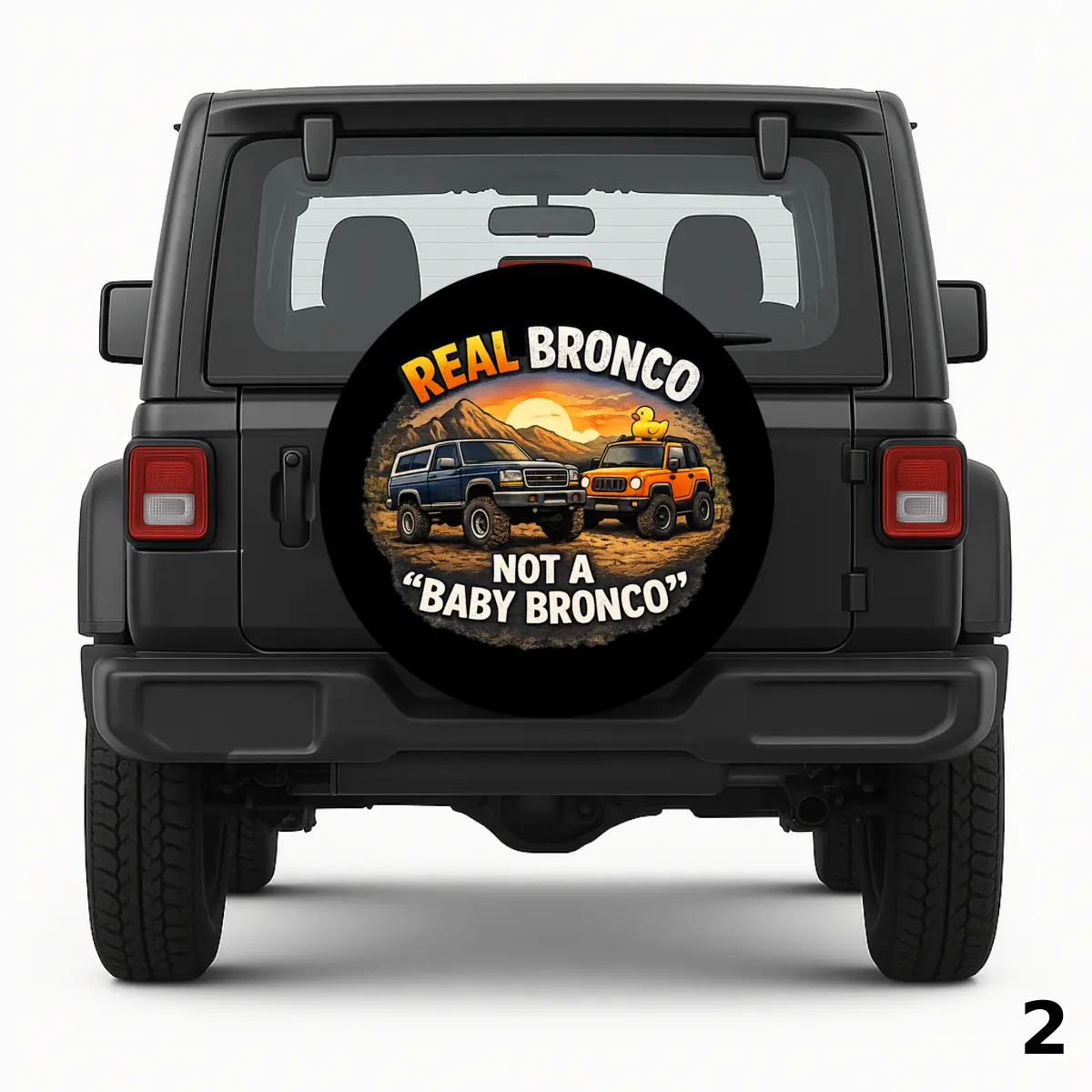 =Real Bronco Spare Tire Cover