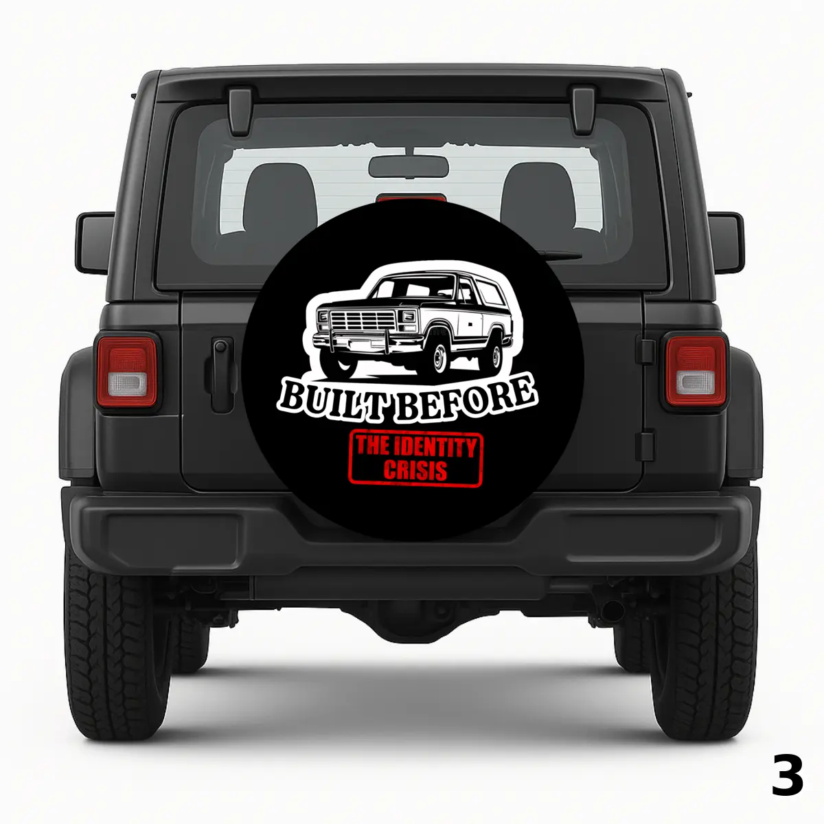 =Real Bronco Spare Tire Cover