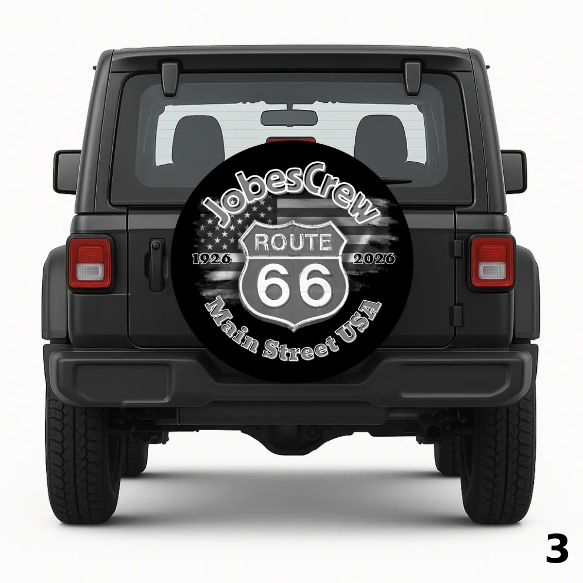 =Funda para rueda de repuesto Route 66