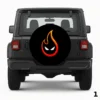 =Smiling Flame Spare Tire Cover