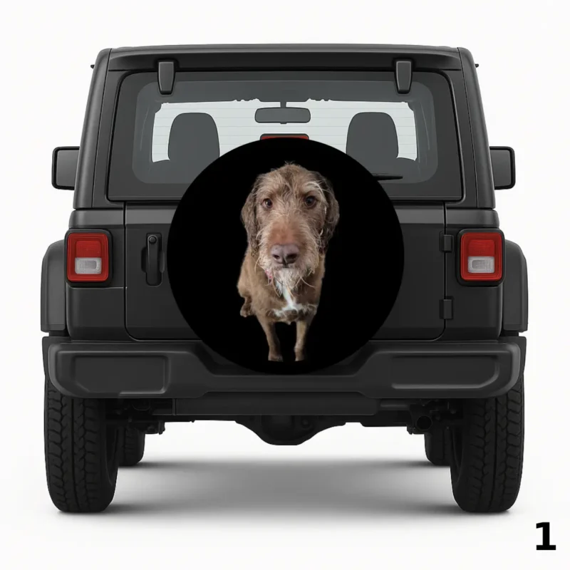 =The Dog Portrait Spare Tire Cover