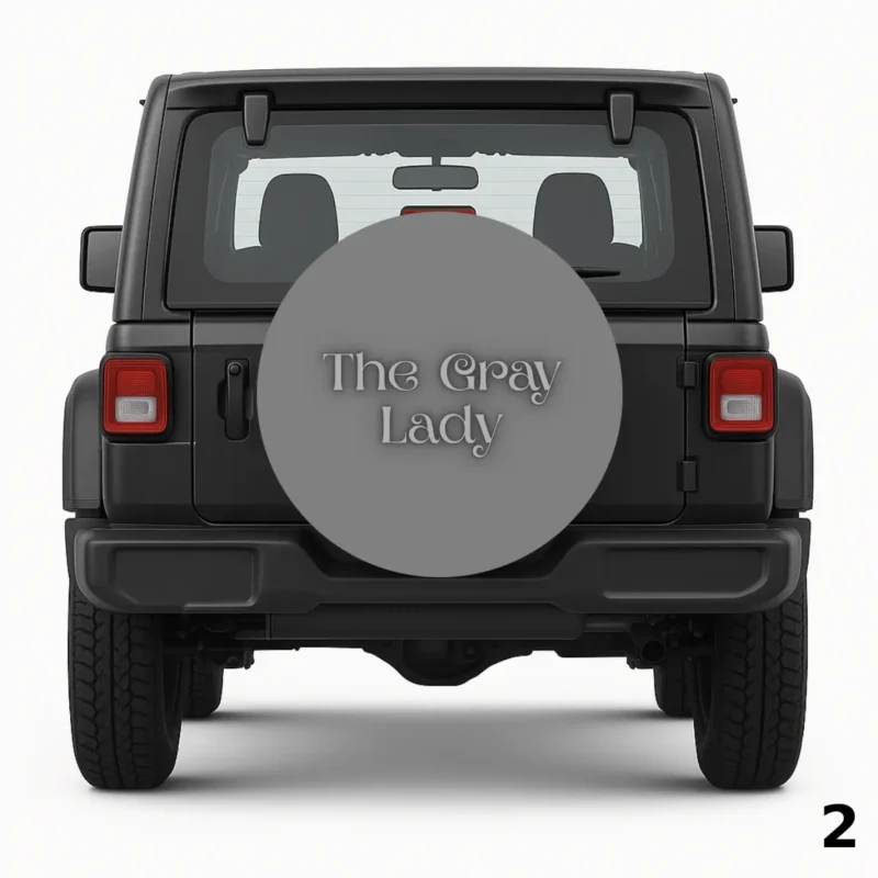 =The Gray Lady Spare Tire Cover