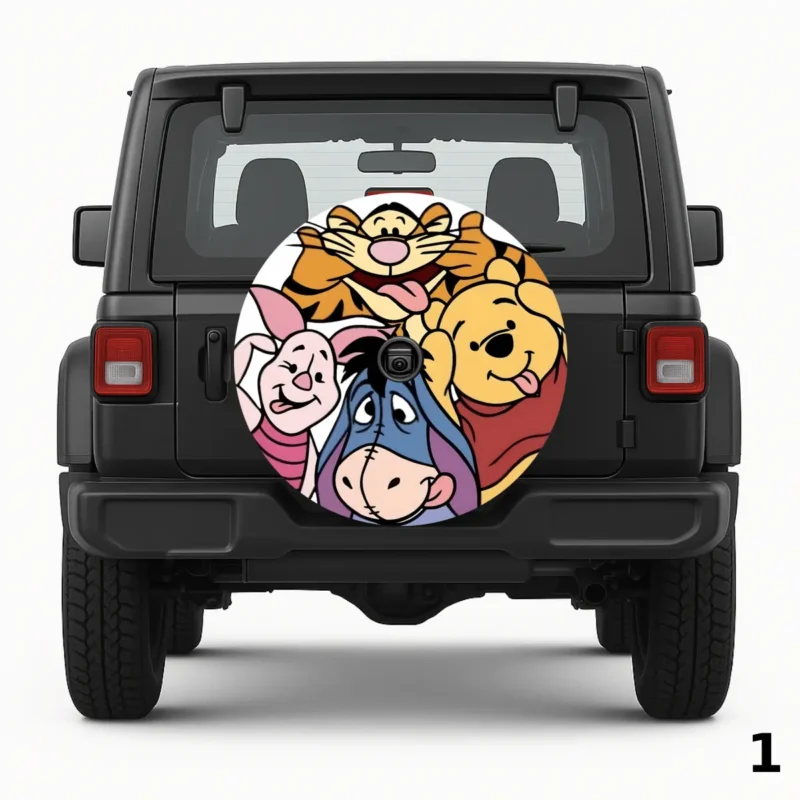 =The Pooh Crew Spare Tire Cover