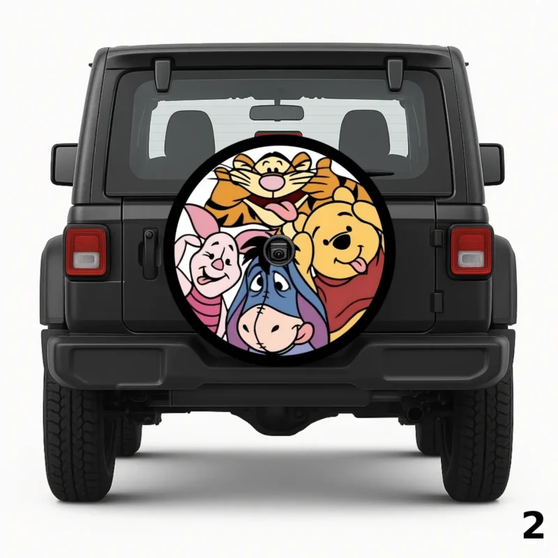 =The Pooh Crew Spare Tire Cover