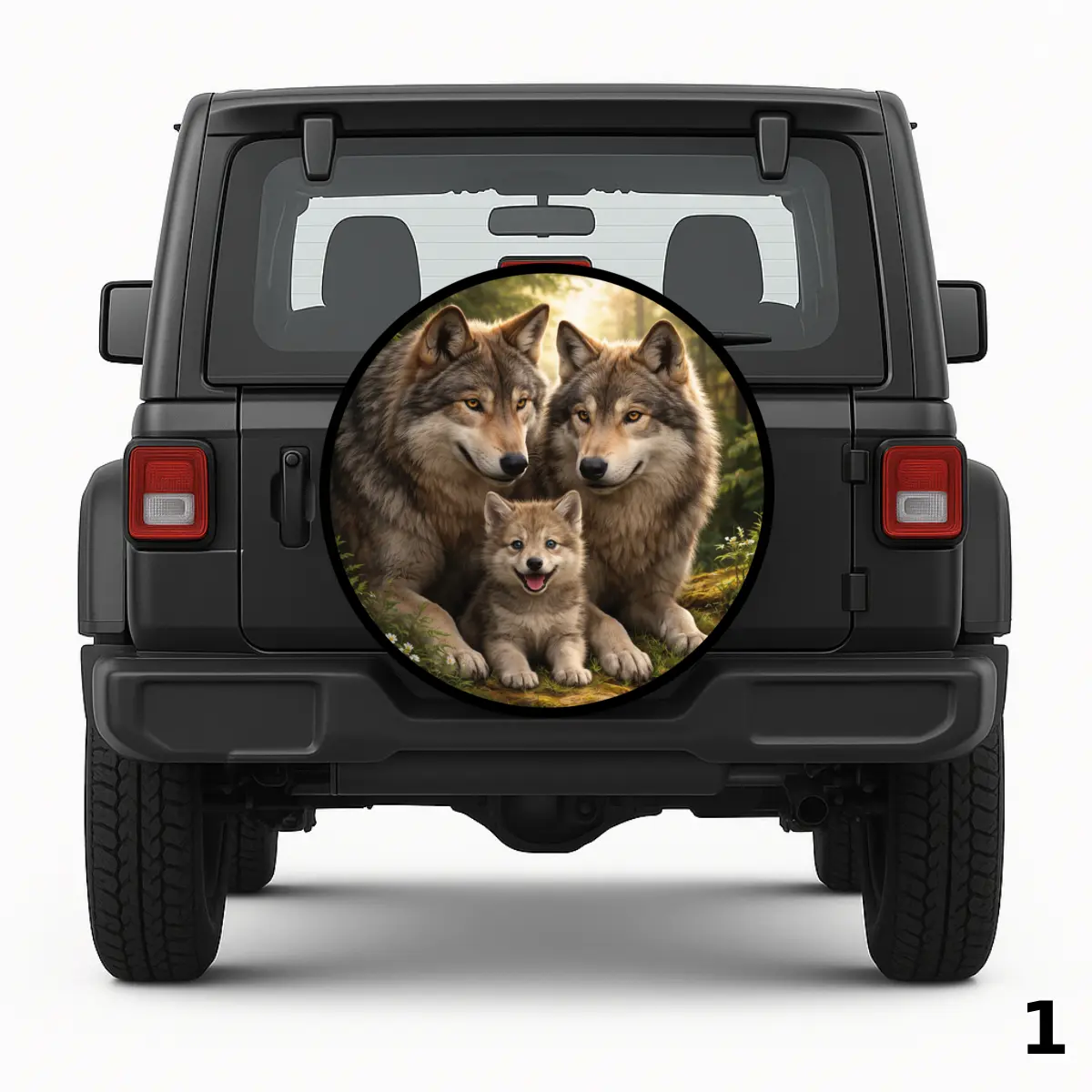 =The Wolf Family Spare Tire Cover