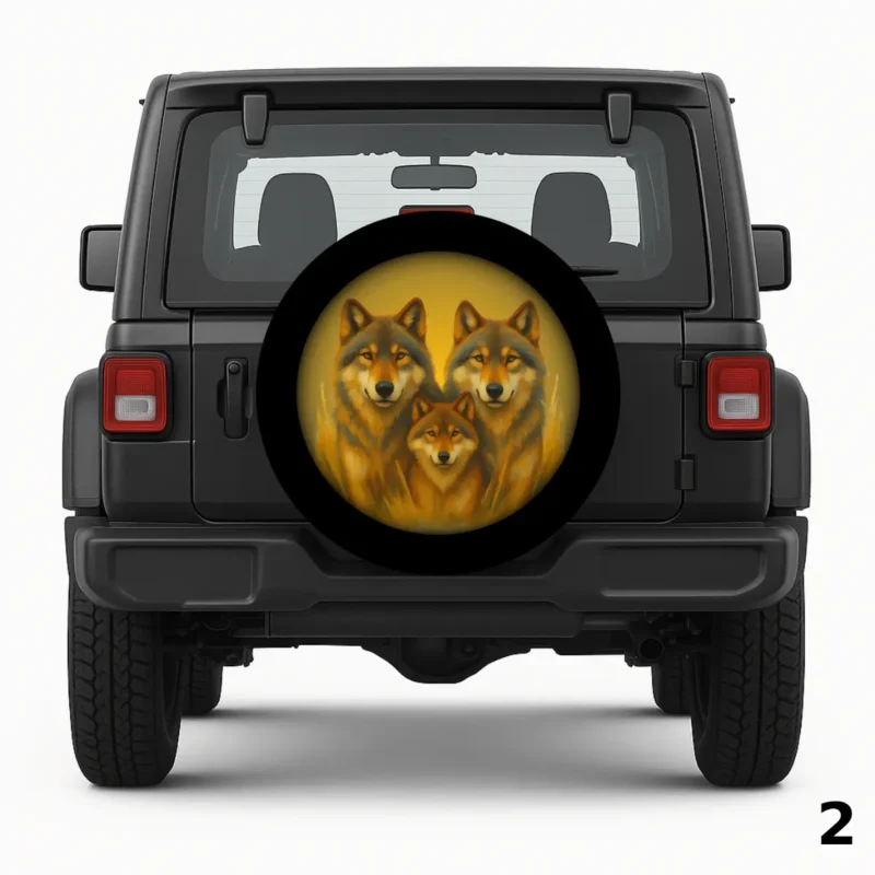 =The Wolf Family Spare Tire Cover